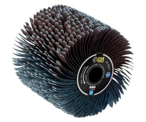 Brosse à lanières abrasives A80 FAR TOOLS Ø 120 mm L 100 mm - 110869