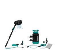 Brosse à laver télescopique 1,80m et adoucisseur d'eau | Set complet