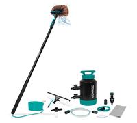 VONROC Brosse à laver télescopique - 6,50m et adoucisseur d'eau - Set complet