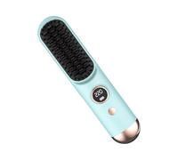 Brosse À Lisser De Voyage | Chauffage Rapide 9 Niveaux 35W Autonome Anti-Brûlure,Brosse Coiffante Chauffante Anti Frisottis Pour Cheveux - Pour Vacances Voyage En Voiture Rencontres Utilisation
