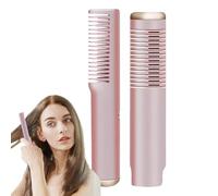 Brosse À Lisser De Voyage,Chauffage Rapide Sans Fil 18W Anti-Échaudure - Brosse de Lissage Chauffante pour la Coiffure des Femmes | pour Vacances, Déplacements, Rendez-vous et