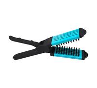 Brosse à lisser double face plate en forme de V pour lisser les cheveux