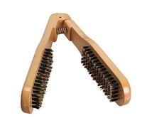 Brosse à Lisser en Bois, Brosse à Cheveux à Double côté, Pince, Brosse à Cheveux, Brosse à Cheveux, Brosses à Cheveux, Brosse à Cheveux, Chevelure-Prévenir les Dommages Causés par