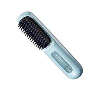 Brosse à lisser les cheveux - 3 réglages de température, outil de coiffure anti-brûlure, peigne chauffant portable rechargeable pour femme | Appareil de lissage sans fil pour les vacances en plein air