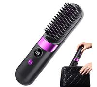 Brosse à lisser les cheveux Lisseur Portable Rechargeable pour Coiffure