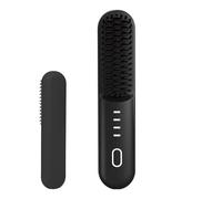 Brosse à lisser les cheveux,Peigne coiffant à chauffe rapide rechargeable - Brosse à cheveux lissante chauffante portable,Pour lisser et boucler, femmes et filles, longs et courts, maison, bur