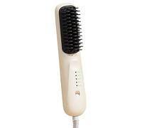 Brosse À Lisser Les Cheveux - Peigne Électrique De 20 Cm, Contrôle De Chauffage À Cinq Modes, Conception De Sécurité Anti-brûlure, Coiffeur Portable Compact | Brosse Lissante Légère Pour Cheveux Longs