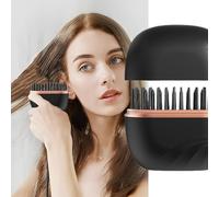 Brosse À Lisser Les Cheveux Portable Rechargeable, Chauffage Rapide, 8,8 X 8,3 X 3,5 Cm, Mini Peigne À Lisser, Brosse À Cheveux De Voyage, Température Sûre, Pour Femmes Et Filles