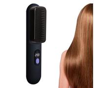 Brosse à lisser les cheveux sans fil - Lisseur cheveux portable, peigne chauffant rechargeable | Brosse coiffante chauffante rapide, outil coiffure de voyage, accessoire capillaire anti-frisottis
