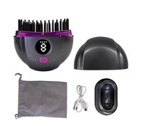 Brosse À Lisser Les Cheveux Sans Fil - Petit Fer Plat | Rechargeable Sans Fil 3 Réglages De Chaleur | Petit Peigne À Lisser En Fer Plat | Pour Femmes Filles Frange Courte Bouclée Bord Voyage Quotidien