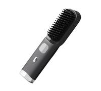 Brosse À Lisser - Lisseur À Brosse Chaude, Styler À Chauffage Rapide Rechargeable, Chauffage Rapide Anti-brûlure À 4 Températures, Chargement USB, Affichage De La Température | Pour Un Style Long, Cou