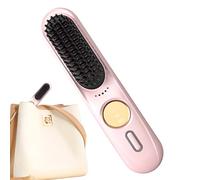 Brosse À Lisser Portable | Chauffage Rapide 9 Niveaux 35W Anti-Brûlures Rechargeable,Brosse à Lisser Chaude pour Femmes | Pour Vacances Déplacements Rendez-vous Et Utilisation Quotidienne