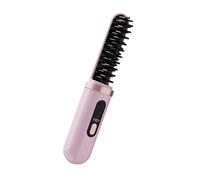 Brosse à lisser sans fil pour PC - Écran LED sans fil 35 W 4000 m Ah, outils de coiffage portatifs | Brosse à lisser pour les vacances, les rendez-vous, les trajets quotidiens, les voyages en voiture