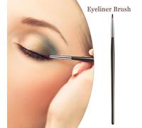 Brosse À Maquillage Avec Manche En Bois, Accessoire De Beauté Pour Les Yeux, Poils Naturels, Doux, Pelucheux, Cosmétiques, Diy