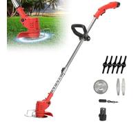 Brosse À Mauvaises Herbes Électrique - Débroussailleuse - Coupe-herbe - Tondeuse De Bordure - Voegenborstel - Batterie Incluse