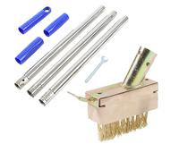 Brosse à mauvaises herbes en acier inoxydable avec têtes détachables pour une utilisation efficace du jardinage et de l'agriculture
