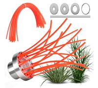 Brosse à mauvaises herbes pour débroussailleuse & débroussailleuse à moteur Accessoires avec 43 fils de nylon - Brosse à mauvaises herbes efficace et douce pour débroussailleuse à moteur