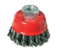 BROSSE A METAL COUPE BOISSEAU DE 100 mm FIL D'ACIER TORSADEE