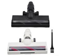 Brosse à moquette avec brosse à rouleau, pour Dreame R10 R20 pour brosse à rouleau T10 et tête de brosse pour plancher en bois dur pour enlever la poussière (noir)