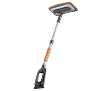 Brosse à neige de voiture, brosse à neige extensible rotation 360 ° avec pelle en ABS et poignée en éponge, accessoires de voiture d'hiver ergonomiques et légers pour véhicules, camions, SUV, g