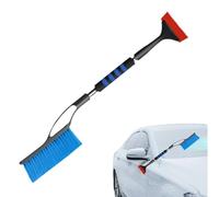 Brosse à neige et grattoirs à glace pour pare-brise de voiture - Grattoir et brosse à glace de voiture | Aluminium ABS EVA 65,6 cm Pelle à neige amovible | Outils ergonomiques de dégivrement | Brosse