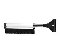 Brosse à neige télescopique Pelle à neige de voiture extensible robuste avec tête en plastique ABS et poignée en alliage d'aluminium pour portes de pare-brise de véhicule Outil