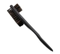 Brosse à - Nettoyant pour en Poils Doux, poignée en CRIN de Cheval Naturel, Finition Double Face sans Rayures, polyvalentes | Outil de Nettoyage pour l'entretien du