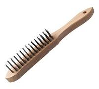 Brosse à nettoyer le barbecue 28 cm bois et acier FM Professional