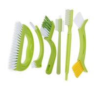 Brosse à Nettoyer multifonctionnelle, Set de 6 brosses à Nettoyer Les Joints, Brosse à Nettoyage Profond, adaptée pour Salle de Bain, Cuisine, Sol et carrelage
