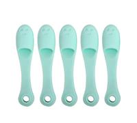 Brosse à nez en Silicone, épurateur de visage, dissolvant manuel de points noirs, exfoliant, lavage des pores, outil beauté, 5 pièces