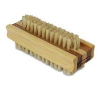 Brosse à ongles 10 cm double face en bambou et poils de sanglier