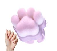Brosse à ongles dépoussiéreuse pour manucure,Brosse à dépoussiérer pour manucure en forme de patte de chat | nettoyante pour makeup des ongles | Pour usage domestique, salon, maquillage, routin