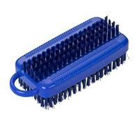 Brosse à ongles double Bleu/PBT Bleu Ø 0,35 mm Moyen/dur