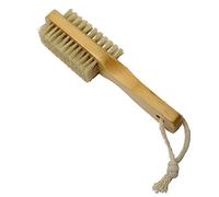 Brosse à ongles double face avec manche en bois - naturelle