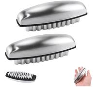 Brosse à Ongles - Non spécifié - 2 Pièces - Acier Inoxydable - Ergonomique - Nettoyage Efficace