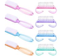 Brosse à Ongles - Non spécifié - 8 Pièces - Poignée en Plastique - Couleurs Variées - Durable et Réutilisable