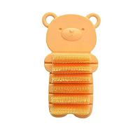 Brosse à ongles pour enfants, mains et ongles avec poils doux pour bébé et enfants, style animal et 2 couleurs au choix jaune