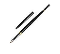 Brosse à ongles professionnelle, Art essentiel, avec poignées coudées, manucure de mise en forme détaillée pour vernis Gel, Tube en aluminium