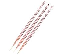 brosse à ongles, Stylo à tirer for nail art, pinceaux de manucure, dessin, motif floral, stylo rond, outils de salon, stylo de photothérapie, gel