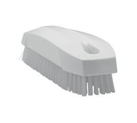 Vikan - Brosse à ongles hygiénique - Fibres dures - 130mm - Blanc