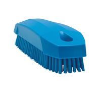 Vikan – Brosse à ongles hygiénique – Fibres dures – 130 mm – Bleu