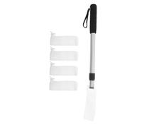 Brosse à Orteils à Long Manche Réglable, Tête Rotative Flexible
