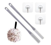 Brosse à orteils de douche | Brosse de nettoyage en silicone | Brosse de nettoyage des orteils à long manche | Brosse ergonomique pour le bain entre les orteils - Brosse de nettoyage douce pour les