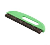 Brosse à papier peint verte pour projets de suspension de papier - Brosse lissante professionnelle pour enlever les bulles d'air sur le papier de doublure et le papier ingrain - 27 x 9 cm (3 rangées)