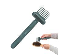 Brosse à peigne avec poignée ergonomique pour le nettoyage | Peigne et dépoussiérant pour la maison, le salon, le bureau, les voyages, le clavier, les fissures, les coins