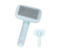 Brosse à perte - Tool de toilettage à double face 19x12 cm, poils en acier inoxydable, poignée ergonomique | Brosse de desheding pour les chiens, les chats, l'élimination de la fourrure lâche, la réd