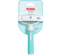 Brosse à Picot Doux Retractable Pour Chiot Zolux Anah Bleu XS