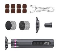 Brosse à pied électronique de qualité salon avec rotation traditionnelle et écran LCD pour peaux dures