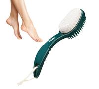 Brosse à pied et pierre ponce - Époudeur à pied à double action et déménagement calleux | Brosse exfoliante confortable pour les pieds, dissolvant doux pour la peau morte, outil de soins de pédicure p