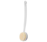 Brosse à pieds avec long manche et pierre ponce des deux côtés - Appareil exfoliant contre les callosités - Lime lavable pour les voyages et la pédicure